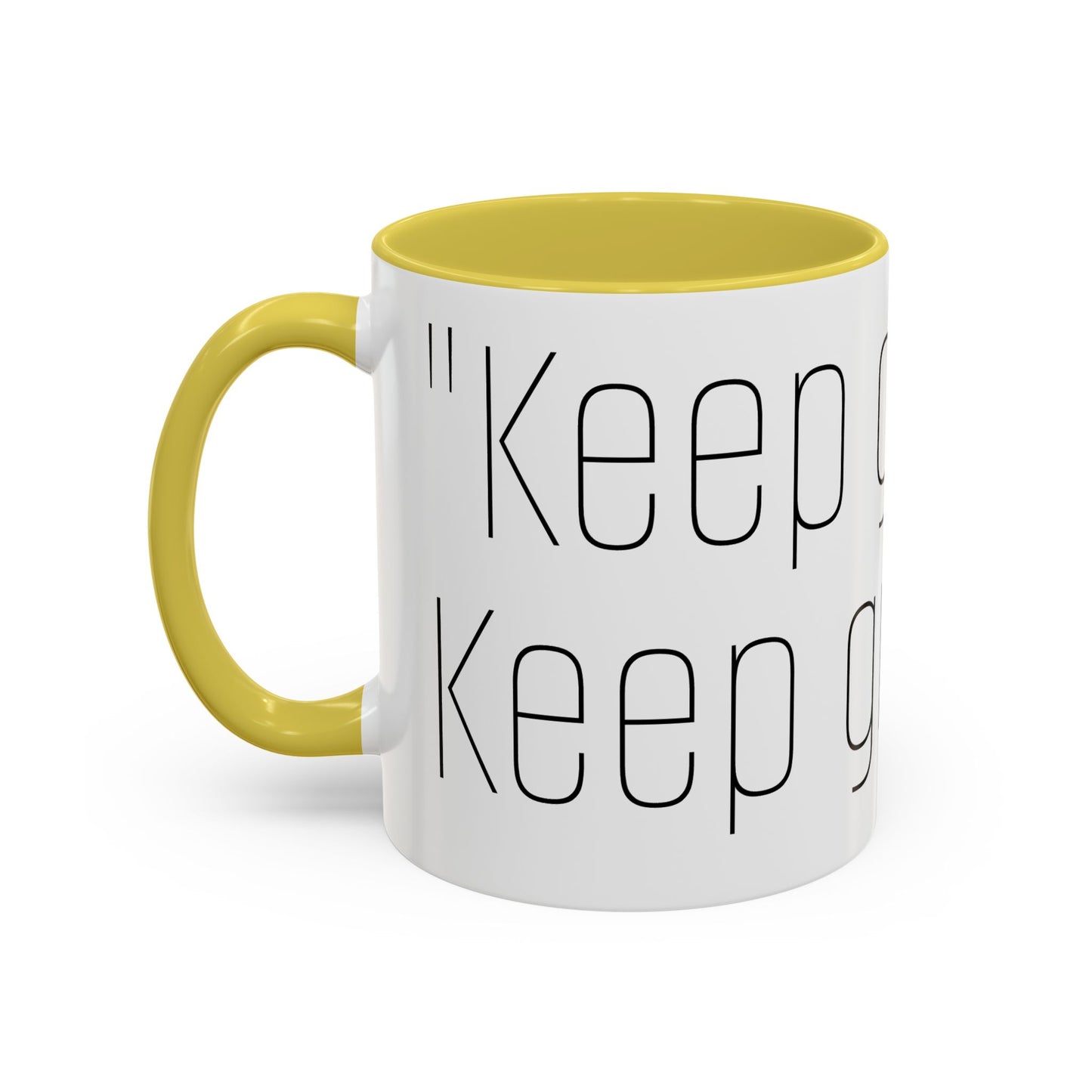 Motivational Colorful Mug - "Keep Going, Keep Growing" - Perfect for Daily Inspiration & Gifting