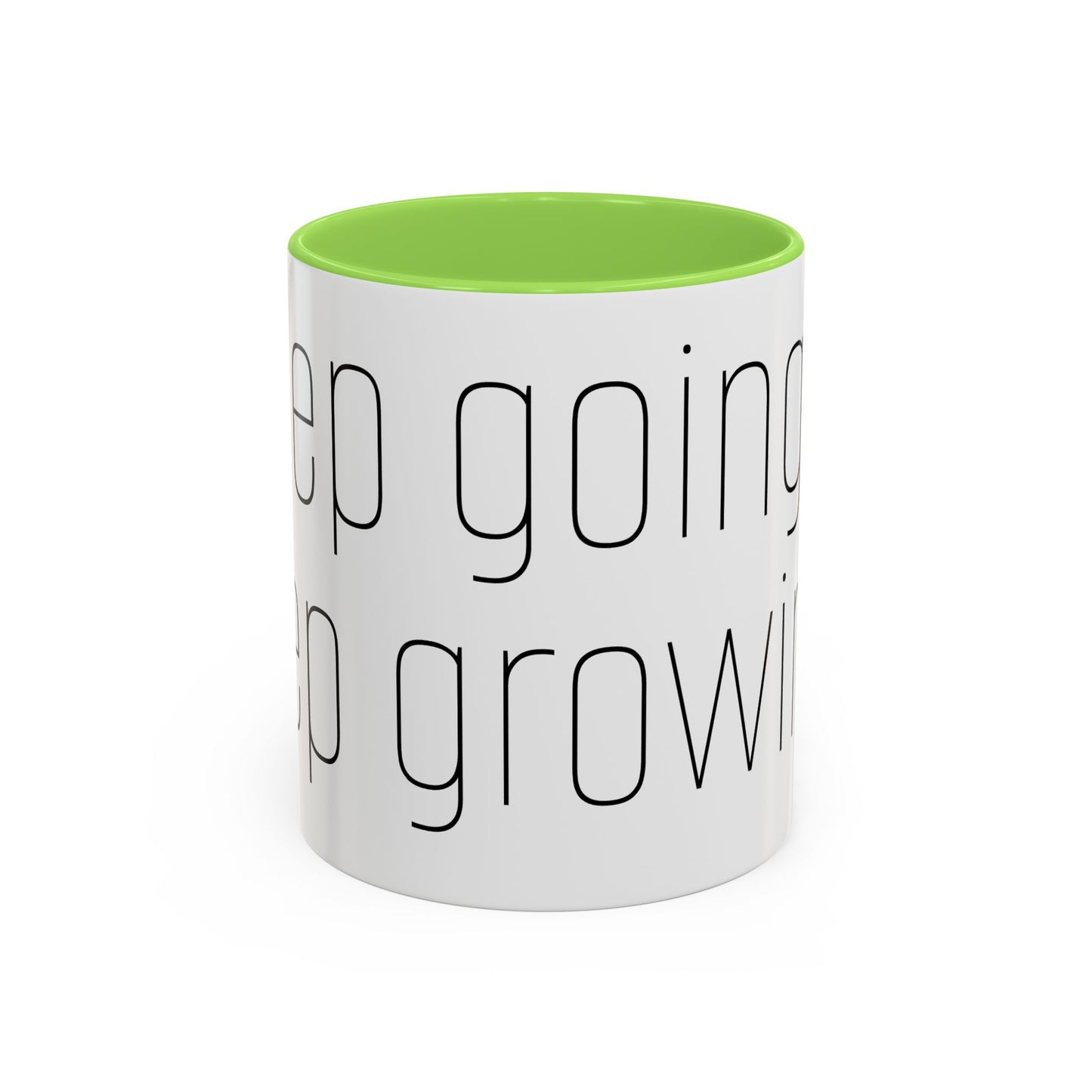 Motivational Colorful Mug - "Keep Going, Keep Growing" - Perfect for Daily Inspiration & Gifting