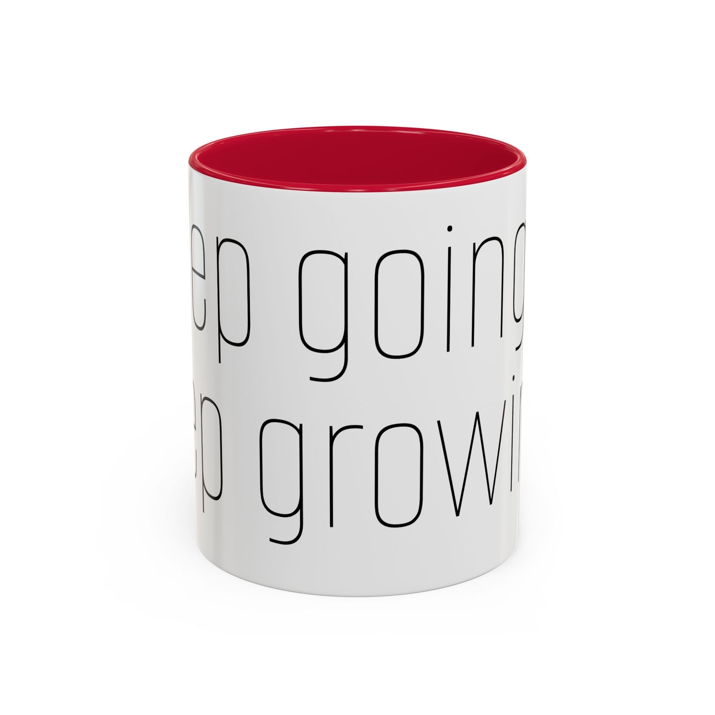 Motivational Colorful Mug - "Keep Going, Keep Growing" - Perfect for Daily Inspiration & Gifting