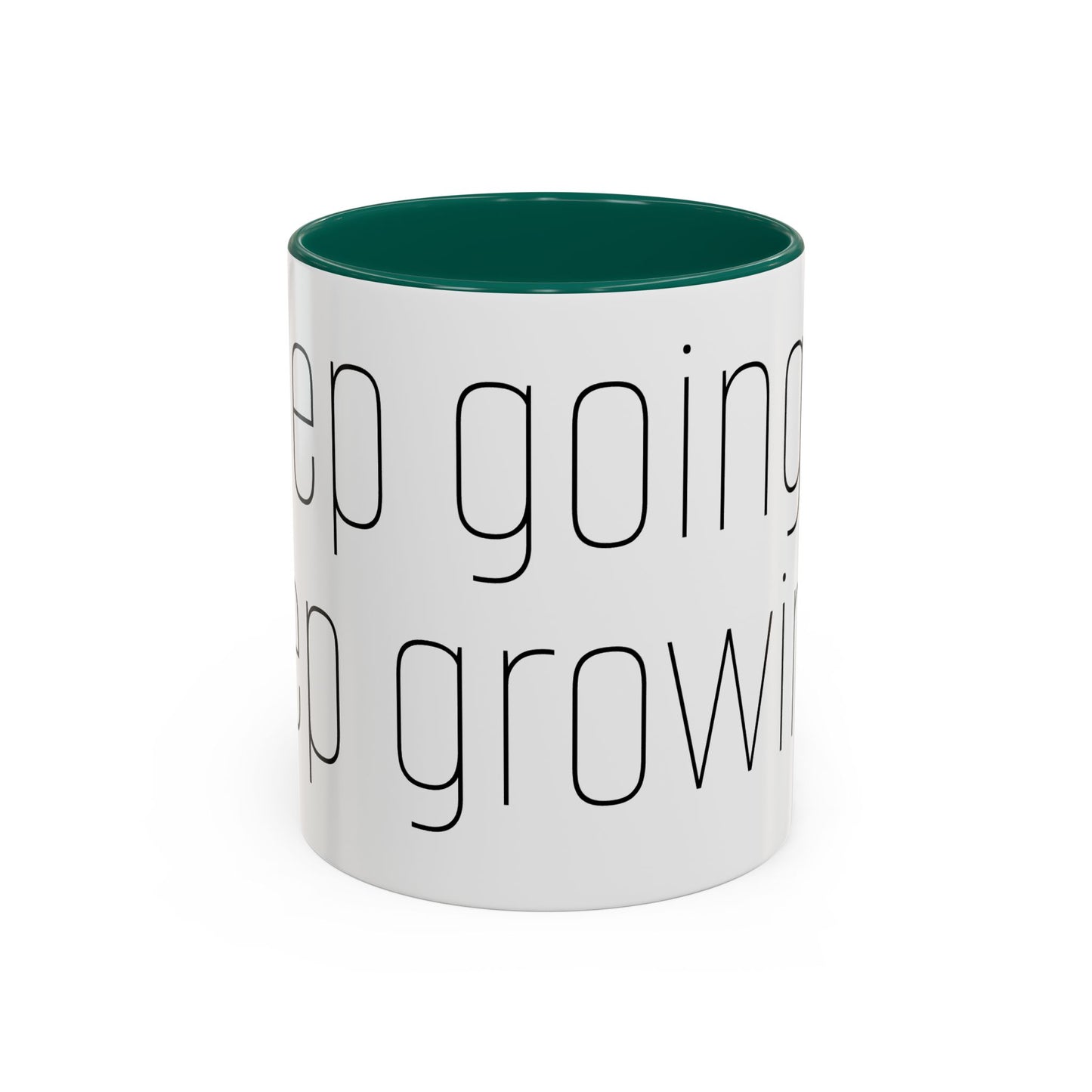 Motivational Colorful Mug - "Keep Going, Keep Growing" - Perfect for Daily Inspiration & Gifting