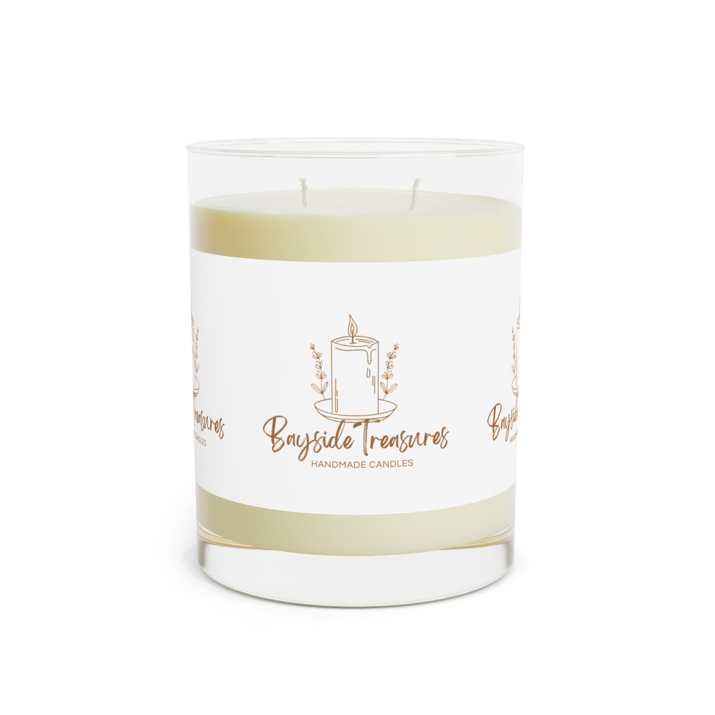 Handmade Scented Candle - Bayside Treasures, 11oz Herbal Aroma