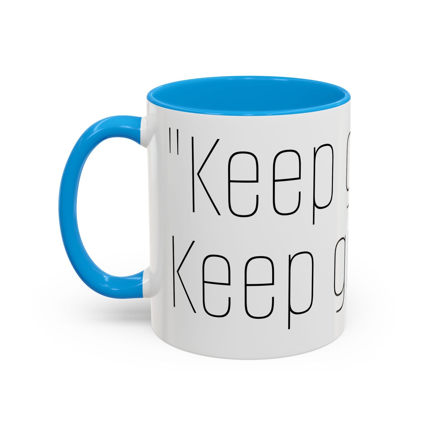 Motivational Colorful Mug - "Keep Going, Keep Growing" - Perfect for Daily Inspiration & Gifting