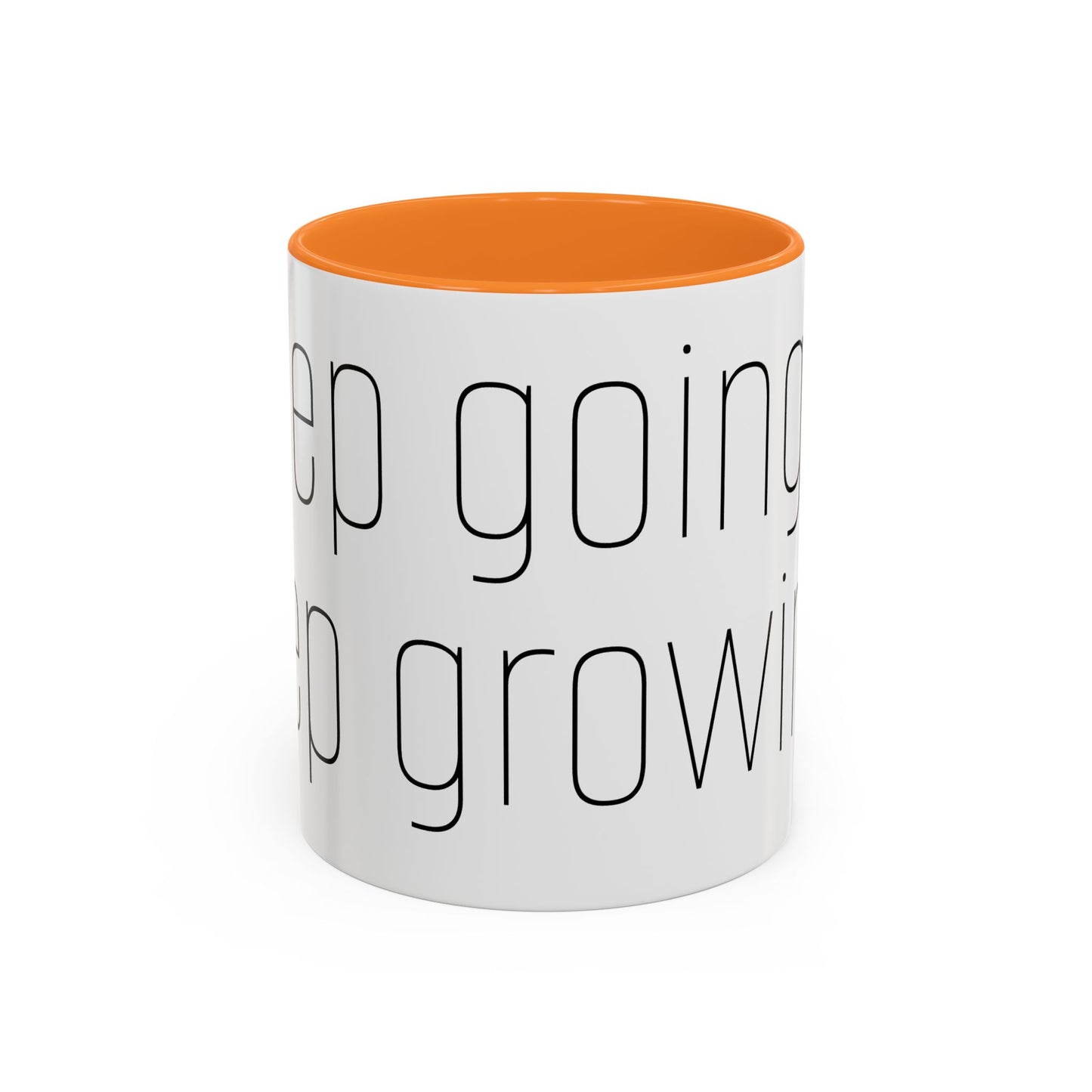 Motivational Colorful Mug - "Keep Going, Keep Growing" - Perfect for Daily Inspiration & Gifting