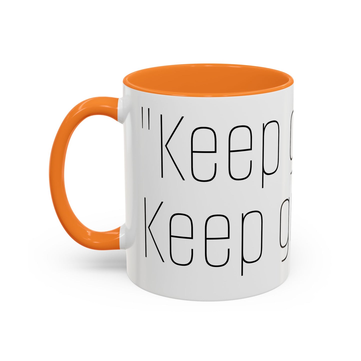 Motivational Colorful Mug - "Keep Going, Keep Growing" - Perfect for Daily Inspiration & Gifting