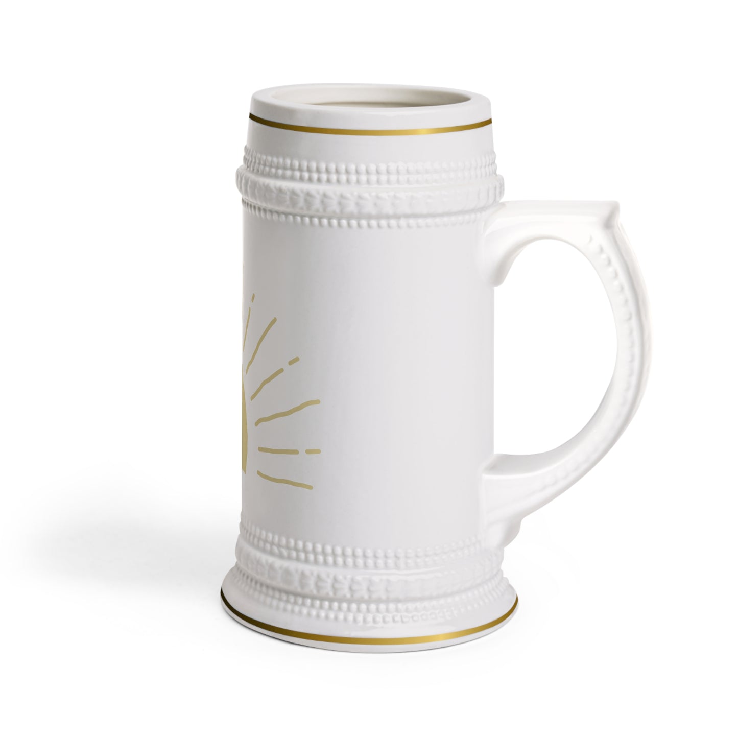 Sunrise Design Beer Stein Mug - Perfect for Celebrations and Gatherings