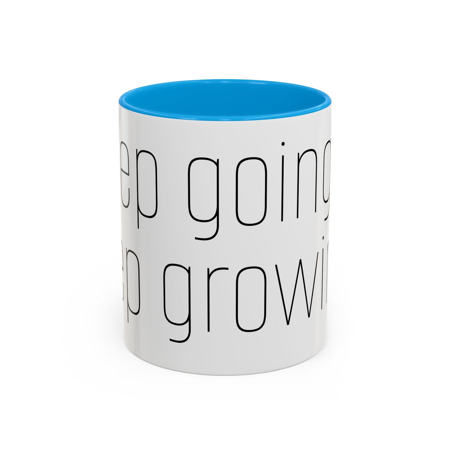 Motivational Colorful Mug - "Keep Going, Keep Growing" - Perfect for Daily Inspiration & Gifting