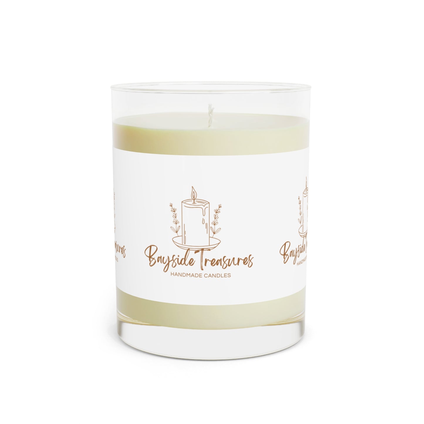 Handmade Scented Candle - Bayside Treasures, 11oz Herbal Aroma