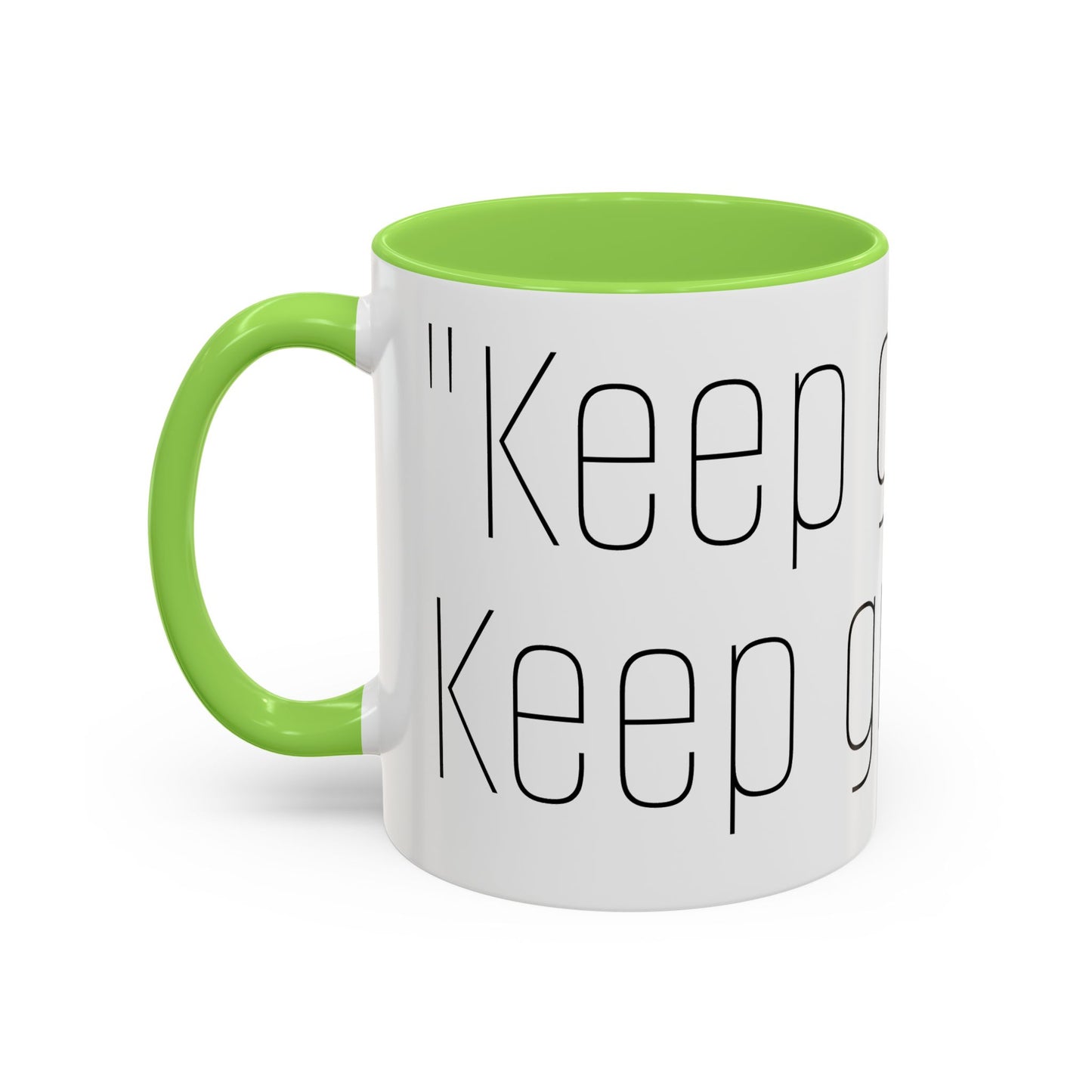 Motivational Colorful Mug - "Keep Going, Keep Growing" - Perfect for Daily Inspiration & Gifting