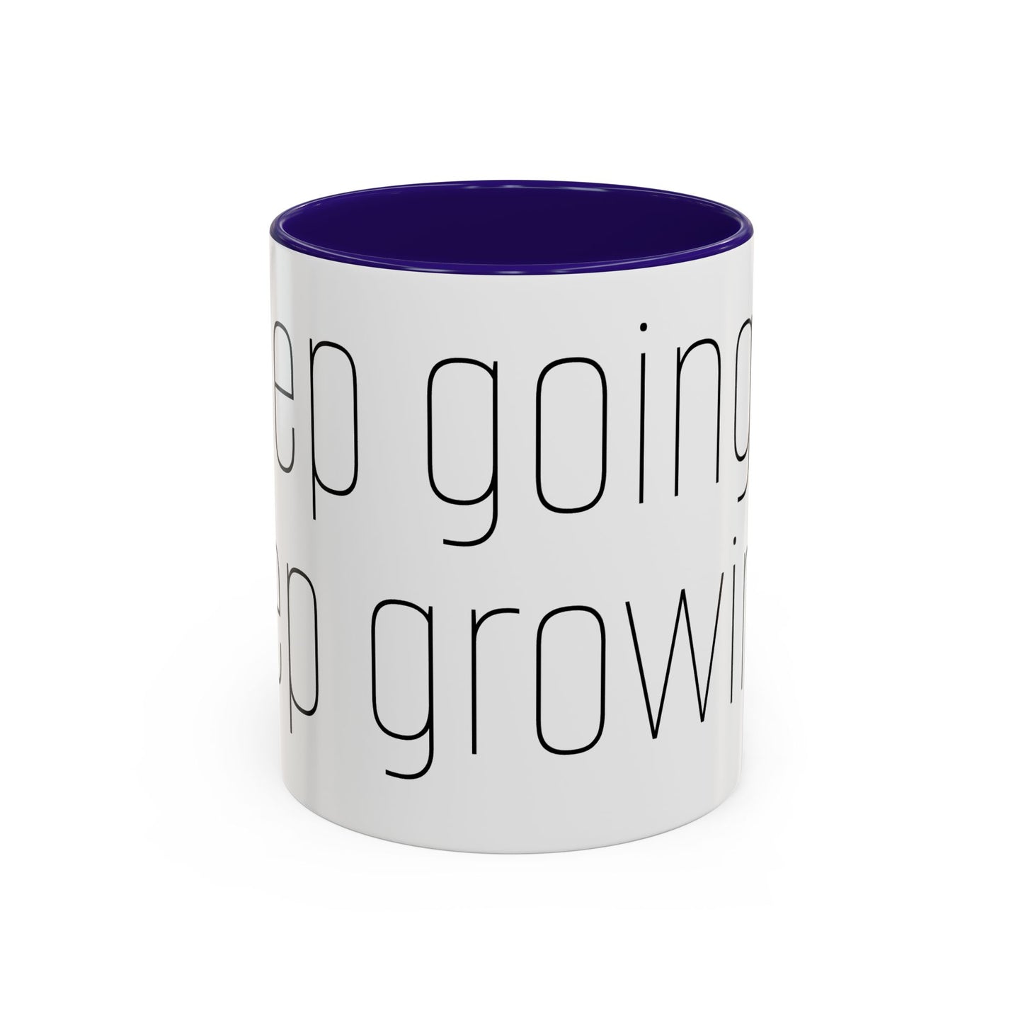 Motivational Colorful Mug - "Keep Going, Keep Growing" - Perfect for Daily Inspiration & Gifting