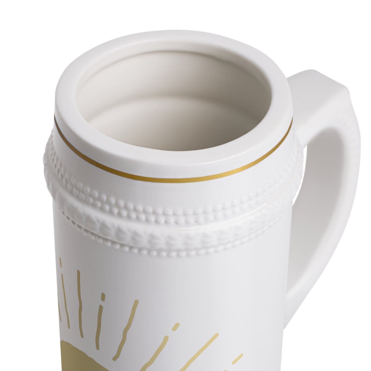 Sunrise Design Beer Stein Mug - Perfect for Celebrations and Gatherings