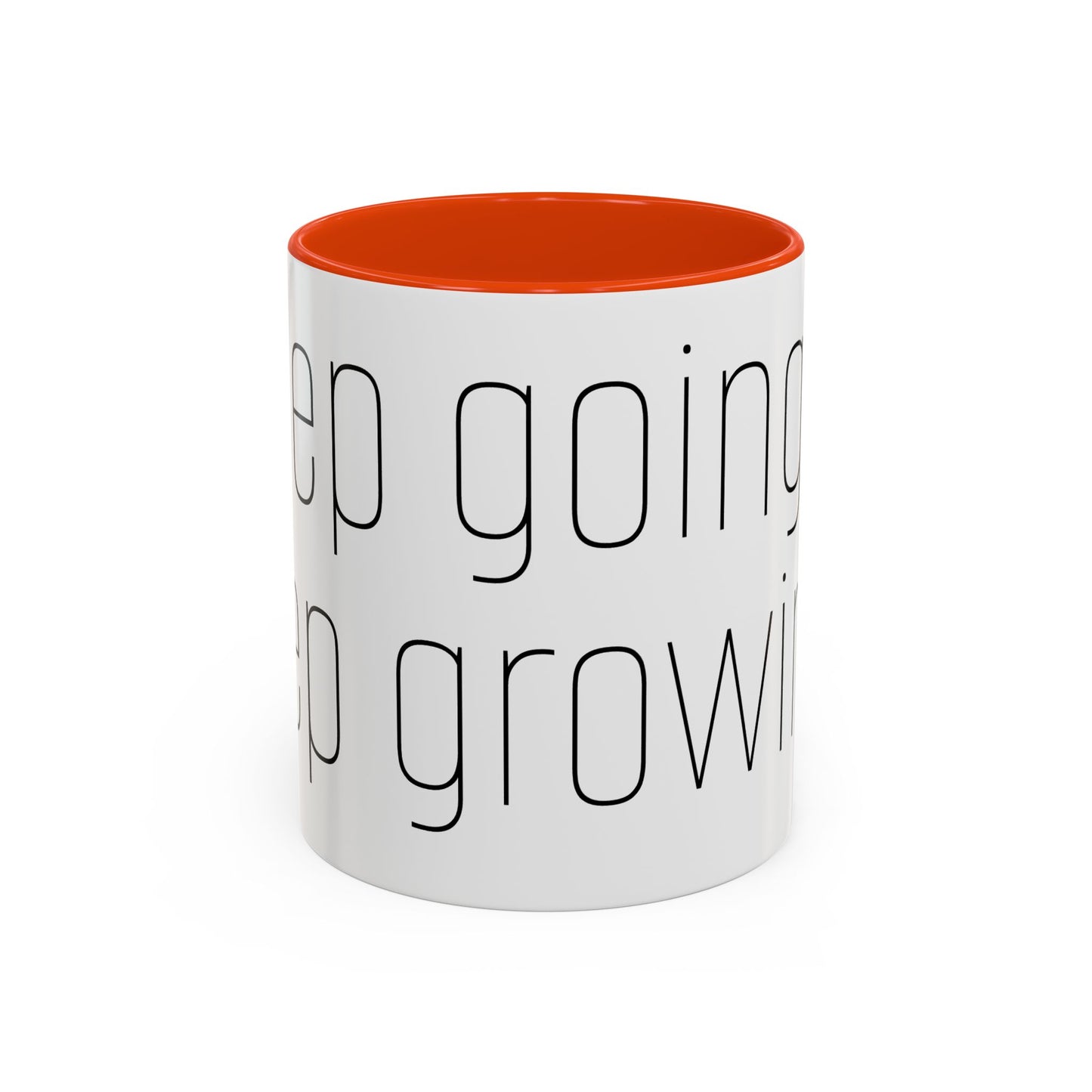 Motivational Colorful Mug - "Keep Going, Keep Growing" - Perfect for Daily Inspiration & Gifting