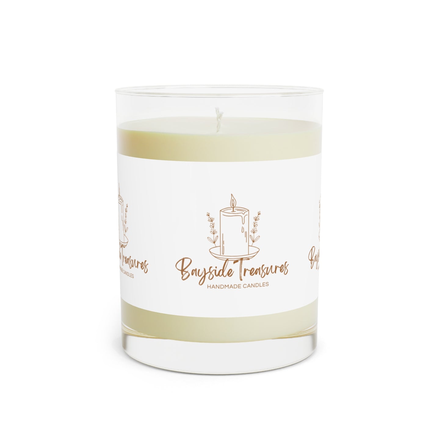 Handmade Scented Candle - Bayside Treasures, 11oz Herbal Aroma