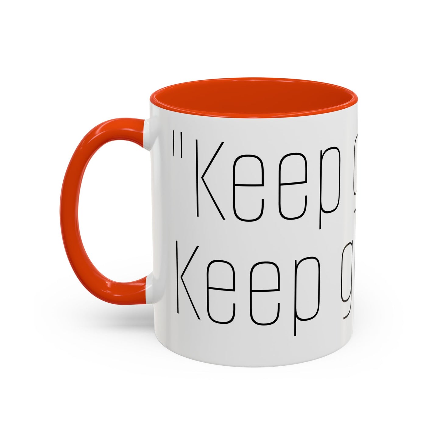 Motivational Colorful Mug - "Keep Going, Keep Growing" - Perfect for Daily Inspiration & Gifting