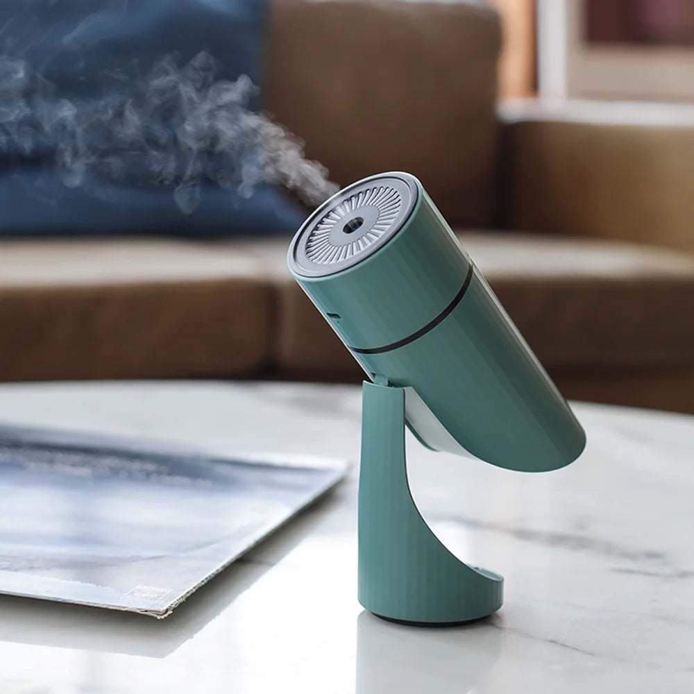 Adjustable Humidifier, Small Cool Mist Ultrasonic Humidifier, Portable USB Quiet Humidifier